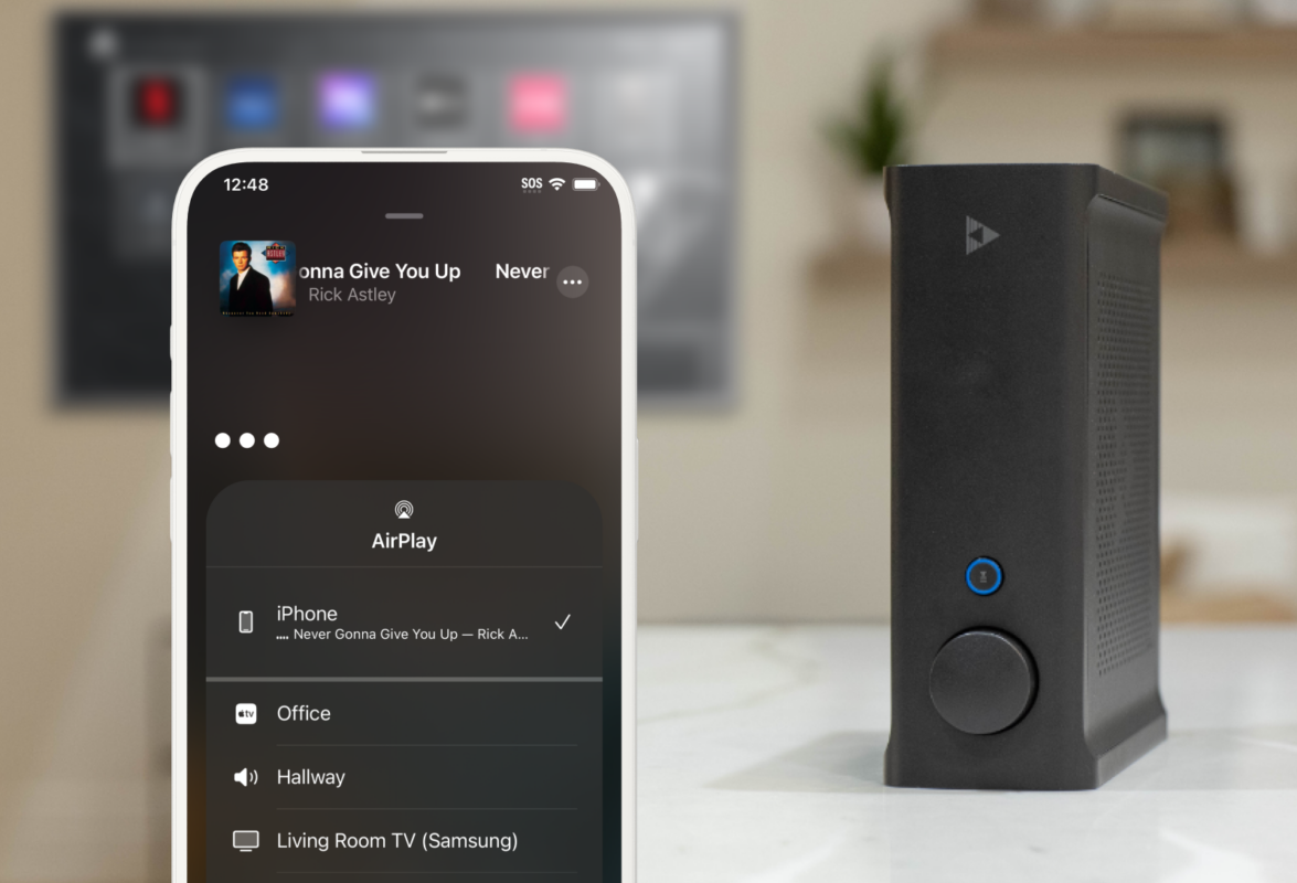 Streaming music from a phone to a Triad amplifier with AirPlay